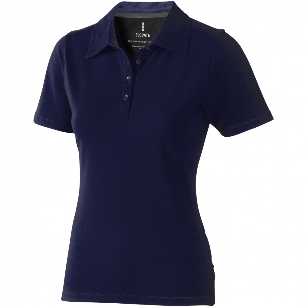 Logotrade firmakingi foto: Markham short sleeve ladies polo, tumesinine