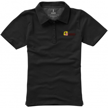 Logotrade reklaamkingid pilt: Markham short sleeve ladies polo, must