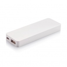 2.500 mAh powerbank, white