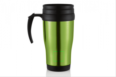 Logo trade ärikingituse pilt: Stainless steel mug, green