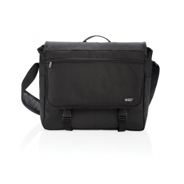 Logotrade reklaamkingi foto: Reklaamkingitus: Swiss Peak RFID 15" laptop messenger bag PVC free, black