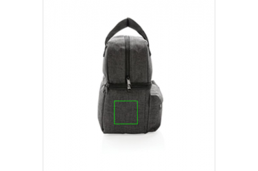 Logotrade reklaamkingi foto: Firmakingitus: Cooler bag with 2 insulated compartments, anthracite