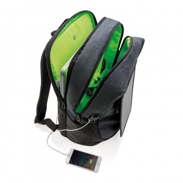 Logo trade ärikingituse pilt: Firmakingitus: Swiss Peak eclipse solar backpack, black