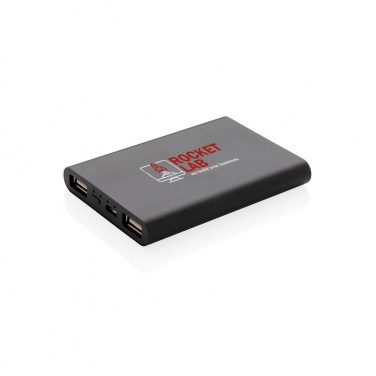 Logotrade reklaamkingid pilt: Ärikingitus: Aluminium 5.000 mAh pocket powerbank, black