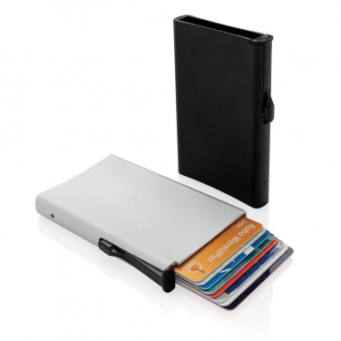 Logo trade reklaamkingituse pilt: Meene: Standard aluminium RFID cardholder, black