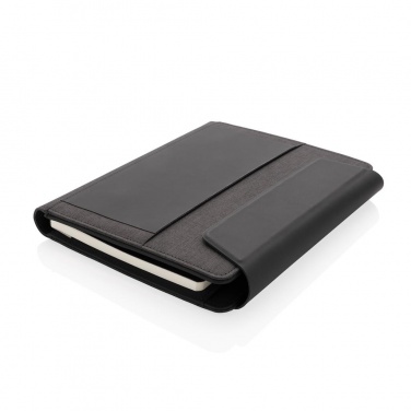 Logotrade reklaamtooted pilt: Firmakingitus: Fiko wireless charging portfolio A5 with powerbank, black