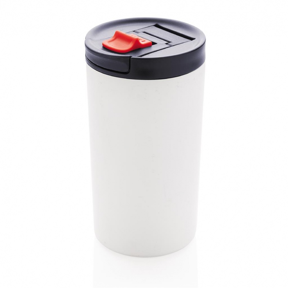 Logo trade reklaamtoote pilt: Meene: Double wall vacuum leakproof lock mug 450ml, white