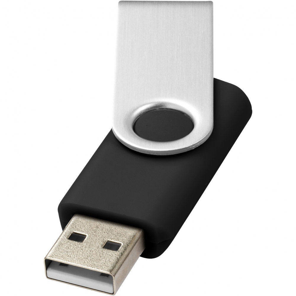 Logotrade ärikingid pilt: Pööratav põhiline 32 GB USB-mälupulk