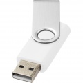 Pööratav põhiline 32 GB USB-mälupulk, Valge