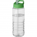 H2O Active® Treble 750 ml tilaga kaanega spordipudel, Läbipaistev / roheline