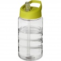 H2O Active® Bop 500 ml tilaga kaanega spordipudel, Läbipaistev / lubi