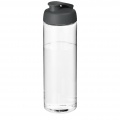 H2O Active® Vibe 850 ml keeratava kaanega spordipudel, Läbipaistev / hall