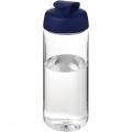 H2O Active® Octave Tritan™ 600 ml keeratava kaanega spordipudel, Läbipaistev selge / sinine