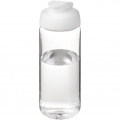 H2O Active® Octave Tritan™ 600 ml keeratava kaanega spordipudel, Läbipaistev läbipaistev / valge