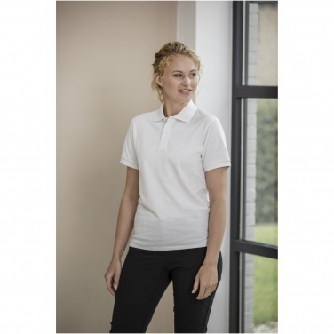 Logo trade meene pilt: Emerald lühikeste varrukatega unisex Aware™ taaskasutatud polo