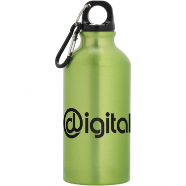 Logo trade ärikingituse pilt: Oregon 400 ml alumiiniumist veepudel karabiiniga