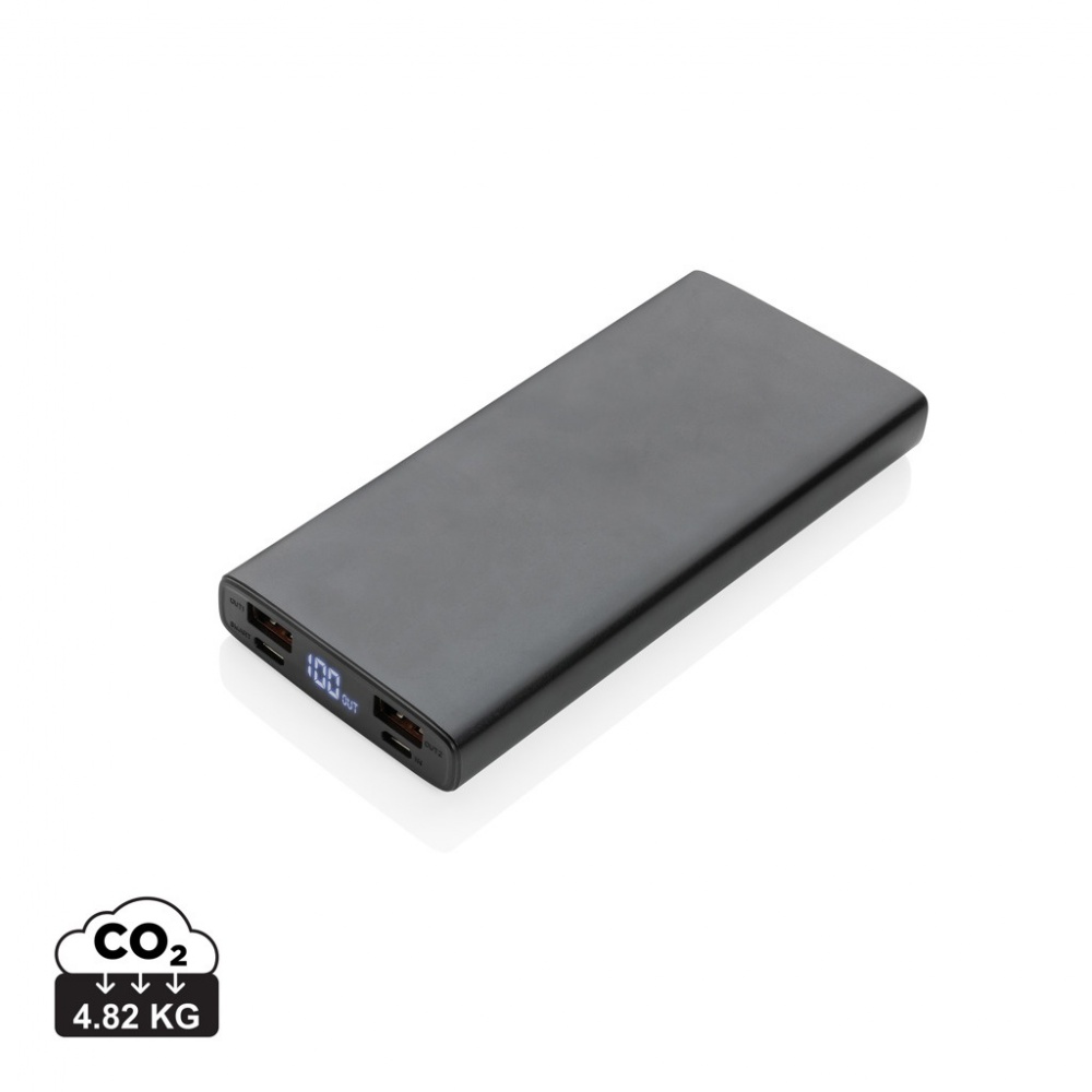 Logotrade ärikingituse foto: Alumiiniumist 18 W 10 000 mAh PD Powerbank