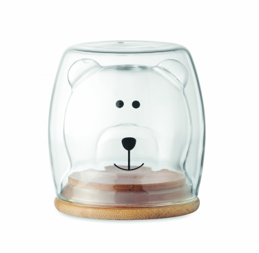 Logotrade firmakingi foto: Kaheseinaline borosilikaatkruus