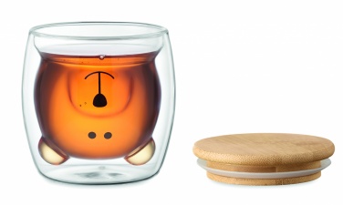 Logotrade reklaamtoote foto: Kaheseinaline borosilikaatkruus