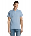 SUMMER II MEESTE Polo 170g, Taevasinine Pique