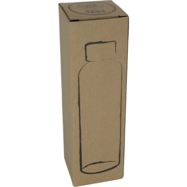 Logotrade meene foto: Klaaspudel Klagenfurt roostevabast terasest korgiga 500 ml