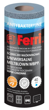 Logotrade reklaamkingi foto: Super MELTBLOWN mittekootud puhastuslappidega rull 145021200