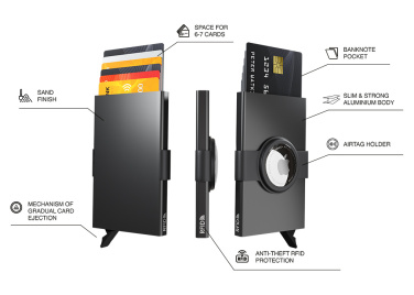 Logotrade ärikingi foto: RFID-krediitkaardi ümbris koos AirTag'i hoidjaga 2163108