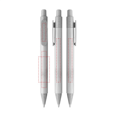 Logotrade reklaamkingid pilt: Bamboo Wheat Pen nisuõlgedest pastapliiats