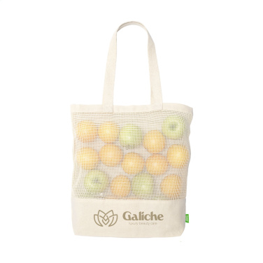 Logo trade firmakingitused foto: Natura Organic Mesh Shopper (180 g/m²) ostukott