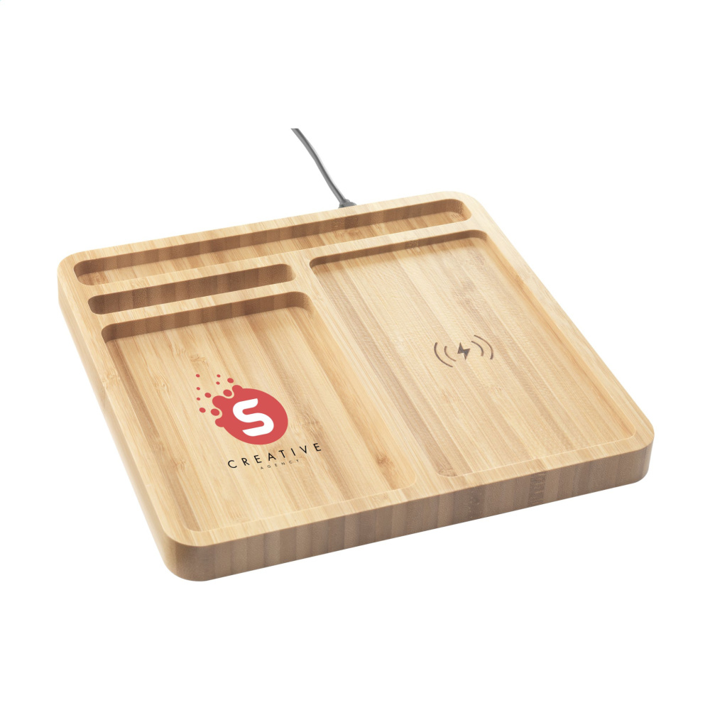 Logotrade firmakingid pilt: Bamboo Organizer laadija