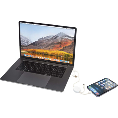 Logotrade reklaamkingid pilt: Citala 5-in-1 taaskasutatud plastist 30 cm kiirlaadimiskaabel