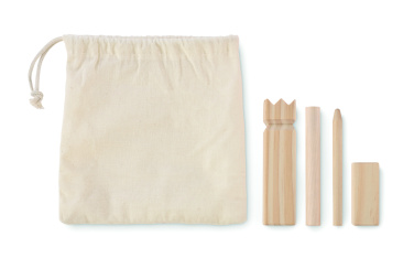 Logotrade firmakingi foto: KING PETIT männipuidust õuemäng