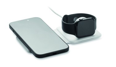 Logo trade reklaamtoote pilt: FLIP 2-ühes kokkupandav laadija 15W