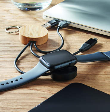 Logotrade ärikingi foto: BULE võtmehoidjaga 4in1 60 W kaabliga