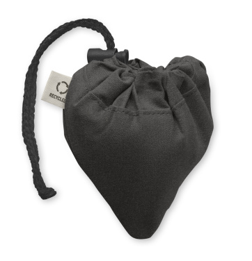 Logo trade ärikingid foto: CARRIE must kokkupandav ostukott 140 gr/m²