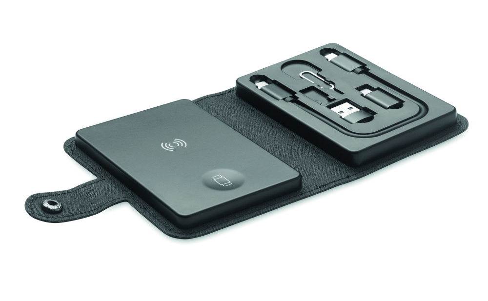 Logo trade firmakingi pilt: CAWATT 4 in 1 kaabli pistikute komplekt 15W