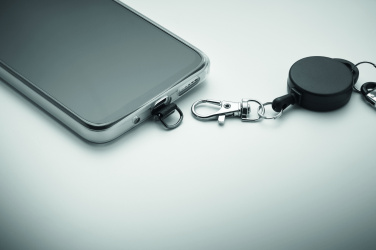 Logotrade reklaamtooted pilt: Sissetõmmatav telefonihoidik RETRO