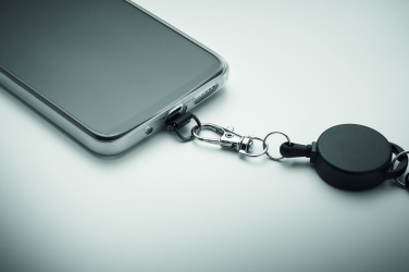 Logotrade reklaamkingituse foto: Sissetõmmatav telefonihoidik RETRO