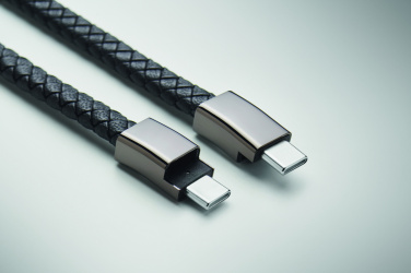 Logotrade ärikingid pilt: Punutud käevõru andmeedastuskaabel C-tüüp FAULETI