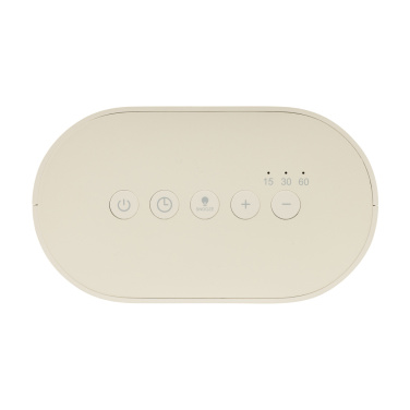 Logo trade reklaamtoote pilt: LumaRise RCS taaskasutatud plastist valge müraga äratuskell