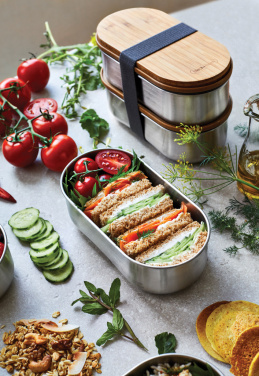 Logo trade ärikingi pilt: Black+Blum roostevabast terasest toidukarp