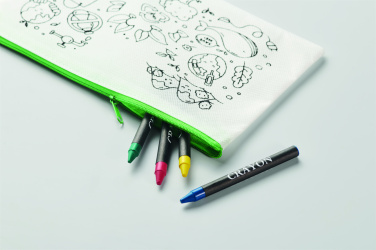 Logo trade reklaamkingi pilt: Pinal 4 värvipliiatsiga