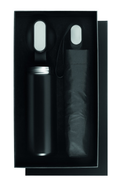 Logo trade reklaamkingi pilt: HITHERE kinkekomplekt termospudeli ja vihmavarjuga