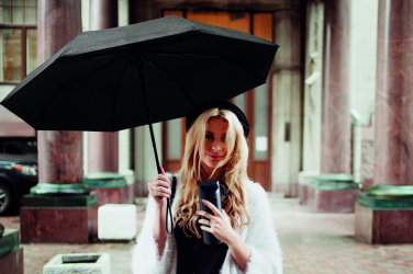 Logotrade reklaamkingid pilt: HITHERE kinkekomplekt termospudeli ja vihmavarjuga