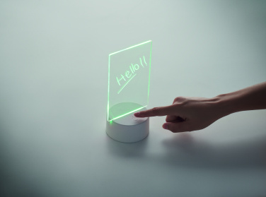 Logo trade reklaamkingitused foto: LEDMEMO valgustatud LED-märkmetahvel