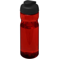 H2O Active® Eco Base 650 ml keeratava kaanega spordipudel, Punane / must