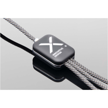 Logotrade firmakingid pilt: SCX.design C33 60W C-tüüpi laadimiskaabel kahekordse helendava logoga