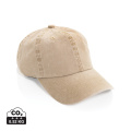 BEAU AWARE™ pestud 6-paneeliga 270 g/m² puuvillane twill-müts, beež