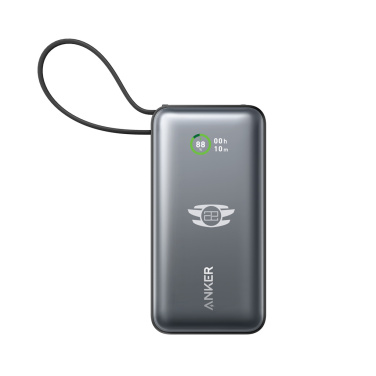 Logotrade reklaamtoote foto: Anker Nano Power Bank 30W, sisseehitatud USB-C kaabel