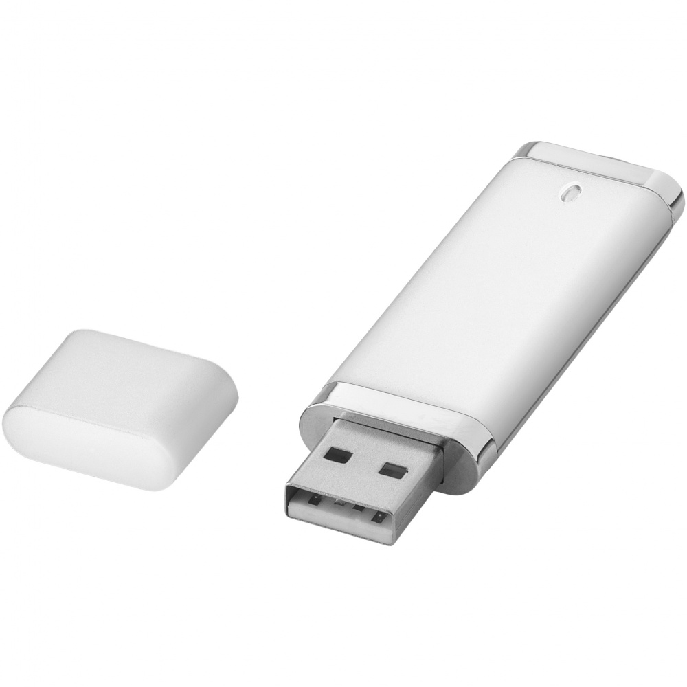 Logo trade liikelahjat mainoslahjat kuva: Litteä USB-muistitikku, 2 GB